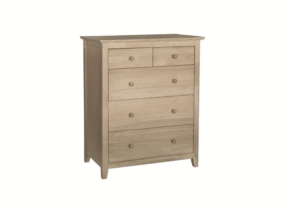 John Thomas Unfinished Lancaster 5-Drawer Carriage Chest image