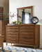 John Thomas Farmhouse Chic 6-Drawer Dresser in Bourbon image