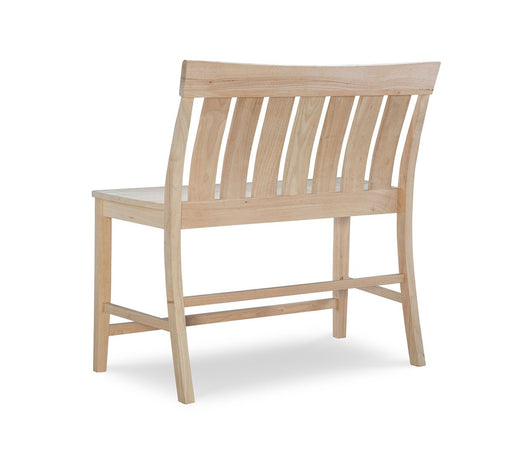 John Thomas Unfinished Accent Bench - Holmwood's Furniture & Design Center (Somersworth, NH)