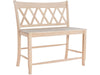 John Thomas Unfinished Accent Bench image