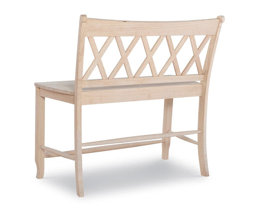 John Thomas Unfinished Accent Bench - Holmwood's Furniture & Design Center (Somersworth, NH)