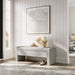 Jofran Braun 48" Contemporary Upholstered Modern Bedroom Hallway Storage Bench in Grey - Holmwood's Furniture & Design Center (Somersworth, NH)
