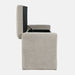 Jofran Braun 48" Contemporary Upholstered Modern Bedroom Hallway Storage Bench in Grey - Holmwood's Furniture & Design Center (Somersworth, NH)