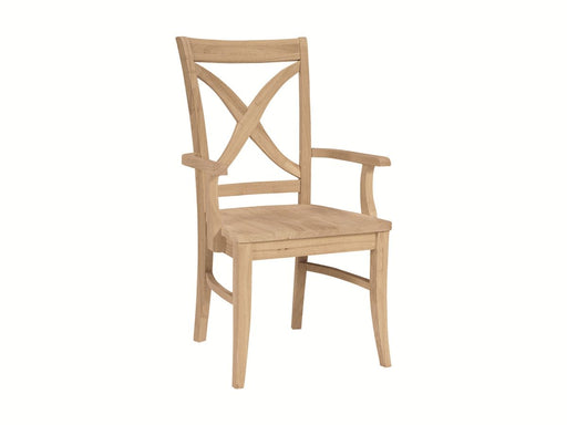 John Thomas Unfinished Vineyard Arm Chair image