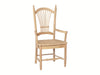 John Thomas Unfinished Sheaf Back Arm Chair image
