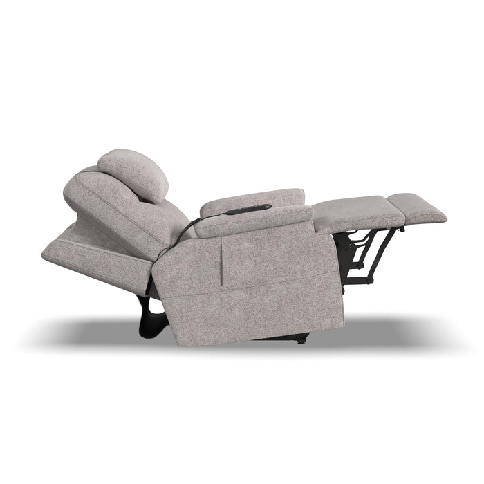 Zecliner Model 2 Petite Latitudes Power Sleep Recliner with Power Headrest & Lumbar - Holmwood's Furniture & Design Center (Somersworth, NH)