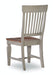 John Thomas Vista Slatback Side Chair in Hickory & Stone - Holmwood's Furniture & Design Center (Somersworth, NH)