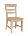 John Thomas Unfinished Java Side Chair - Holmwood's Furniture & Design Center (Somersworth, NH)