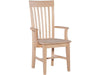 John Thomas Unfinished Modern Mission Arm Chair image