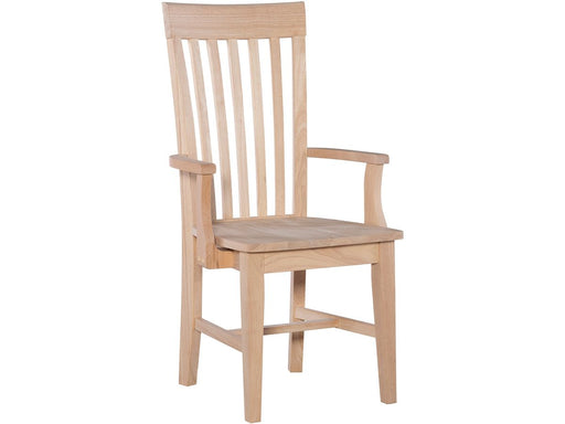 John Thomas Unfinished Modern Mission Arm Chair image