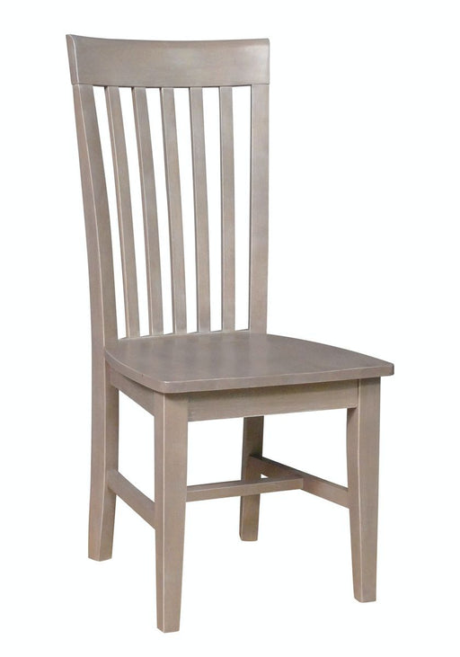 John Thomas Cosmopolitan Tall Mission Side Chair in Taupe Gray image