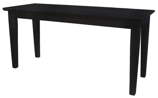 John Thomas Furniture Dining Essentials Bench in Black - Holmwood's Furniture & Design Center (Somersworth, NH)