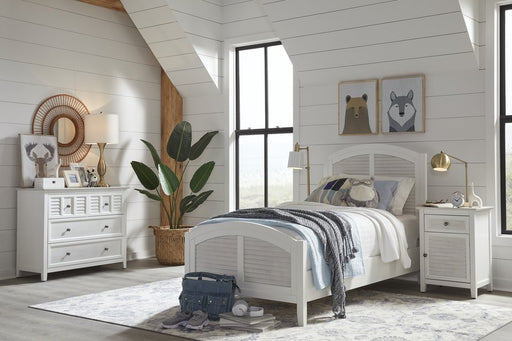 John Thomas Hampton Twin Arch Headboard Bedset - Holmwood's Furniture & Design Center (Somersworth, NH)