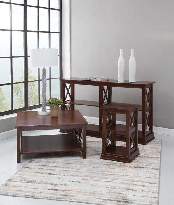 John Thomas Home Accents Hampton Square Coffee Table in Espresso image