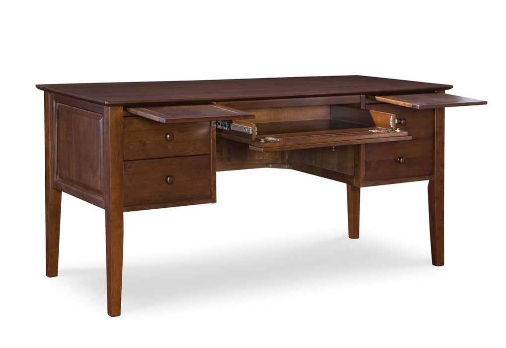 John Thomas Furniture Home Accents Executive Lancaster Shaker Desk in Espresso - Holmwood's Furniture & Design Center (Somersworth, NH)