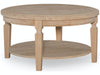 John Thomas Vista Round Coffee Table in Hickory & Coal - Holmwood's Furniture & Design Center (Somersworth, NH)