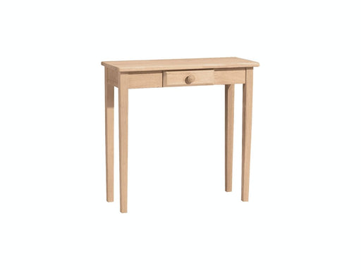John Thomas Unfinished Rectangular Hall Table image