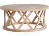 John Thomas Unfinished Ceylon Round Coffee Table image