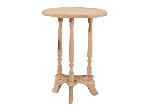 John Thomas Unfinished Round Plant Table image