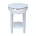 John Thomas Destinations Phillips Table in Pure White - Holmwood's Furniture & Design Center (Somersworth, NH)