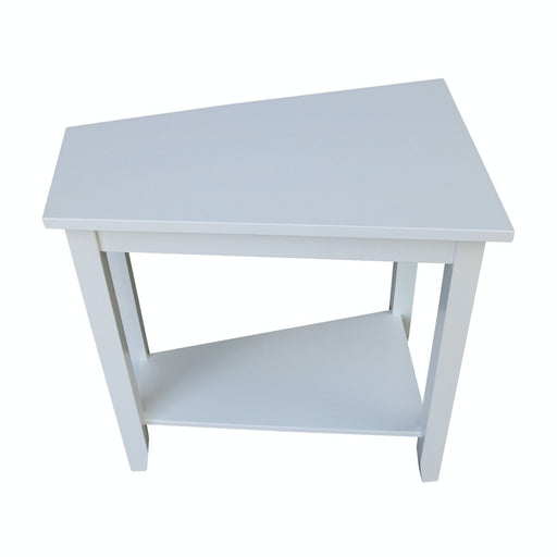 John Thomas Destinations Keystone Accent Table in Pure White - Holmwood's Furniture & Design Center (Somersworth, NH)
