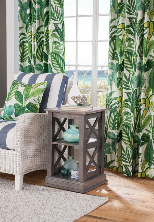 John Thomas Destinations Hampton Accent Table in Heather Gray - Holmwood's Furniture & Design Center (Somersworth, NH)