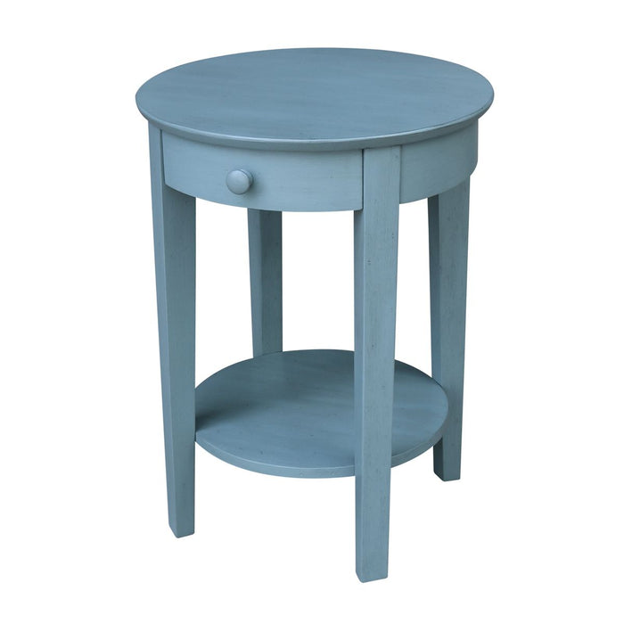 John Thomas Destinations Phillips Table in Ocean Blue - Holmwood's Furniture & Design Center (Somersworth, NH)