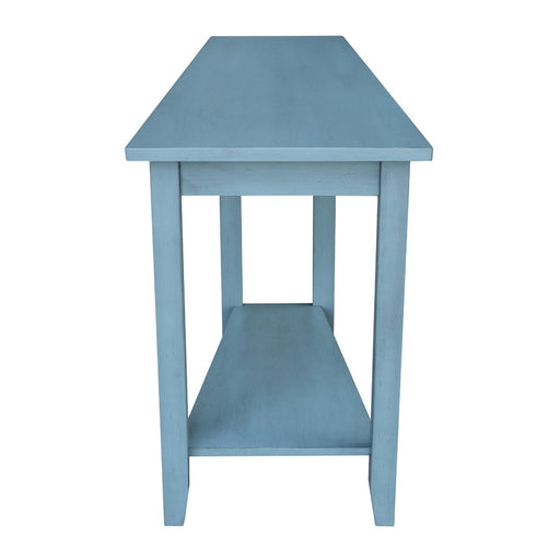 John Thomas Destinations Keystone Accent Table in Ocean Blue - Holmwood's Furniture & Design Center (Somersworth, NH)