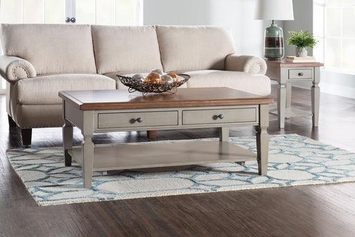 John Thomas Vista Coffee Table in Hickory & Stone - Holmwood's Furniture & Design Center (Somersworth, NH)