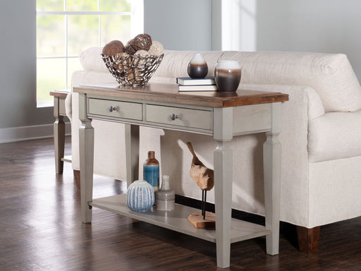 John Thomas Vista Sofa Table in Hickory & Stone - Holmwood's Furniture & Design Center (Somersworth, NH)