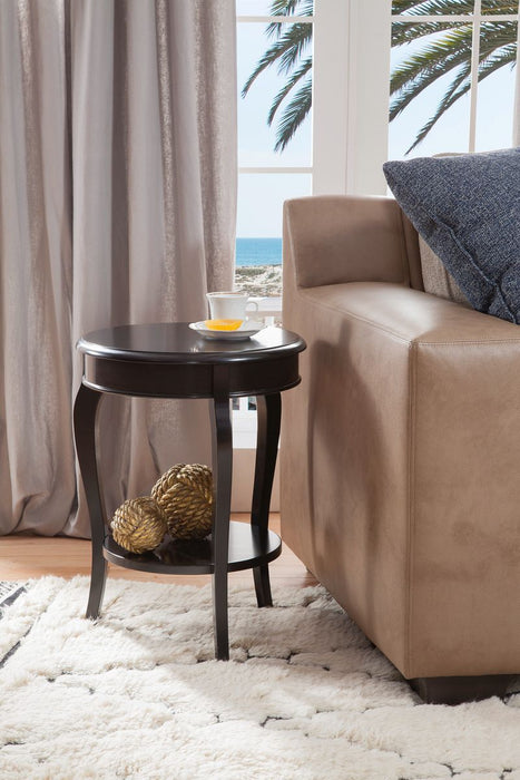 John Thomas Destinations Cambria Accent Table in Solid Black - Holmwood's Furniture & Design Center (Somersworth, NH)