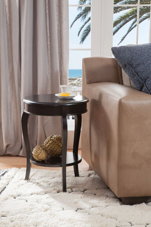 John Thomas Destinations Cambria Accent Table in Solid Black - Holmwood's Furniture & Design Center (Somersworth, NH)