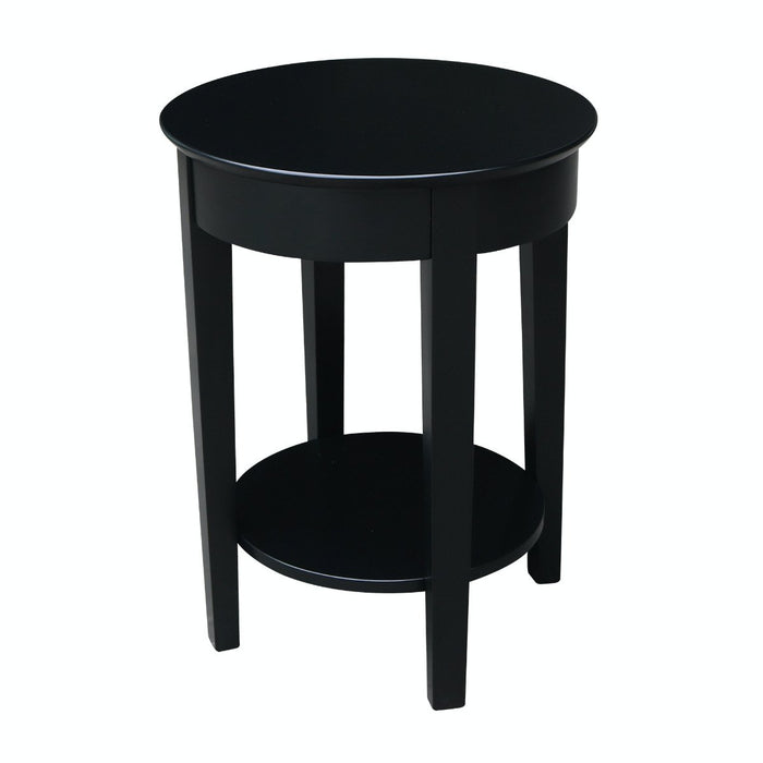 John Thomas Destinations Phillips Table in Solid Black - Holmwood's Furniture & Design Center (Somersworth, NH)