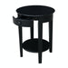 John Thomas Destinations Phillips Table in Solid Black - Holmwood's Furniture & Design Center (Somersworth, NH)