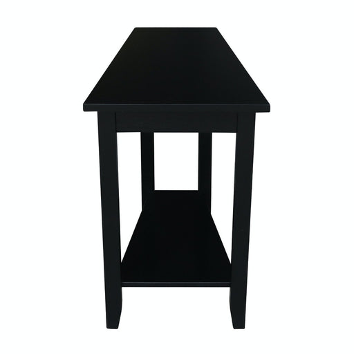 John Thomas Destinations Keystone Accent Table in Solid Black - Holmwood's Furniture & Design Center (Somersworth, NH)