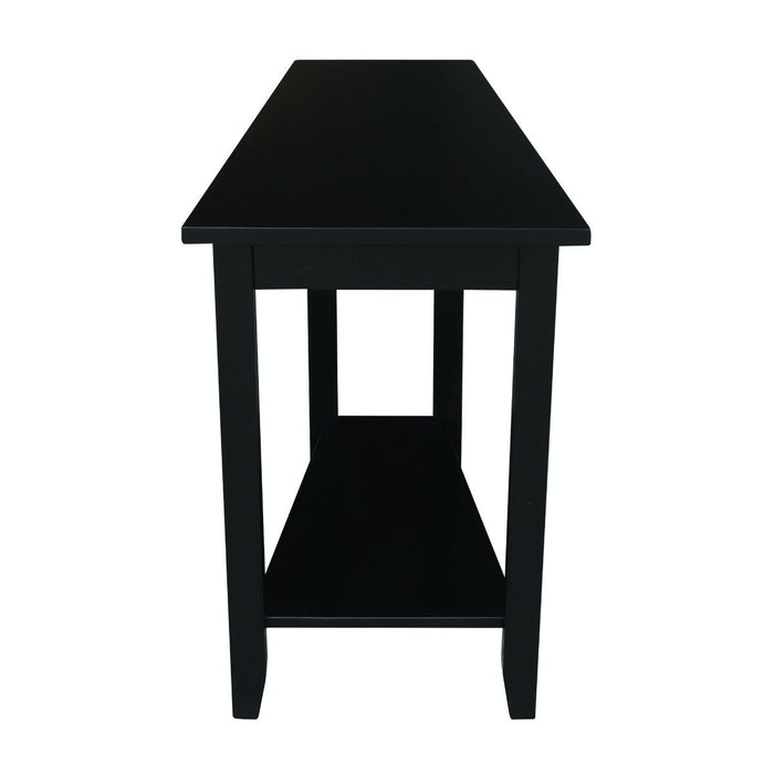 John Thomas Destinations Keystone Accent Table in Solid Black - Holmwood's Furniture & Design Center (Somersworth, NH)