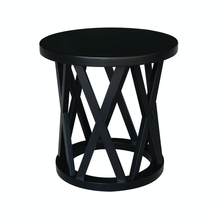 John Thomas Destinations Ceylon Round End Table - Holmwood's Furniture & Design Center (Somersworth, NH)