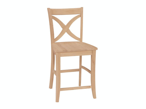 John Thomas Unfinished 24'' Vineyard Stool image