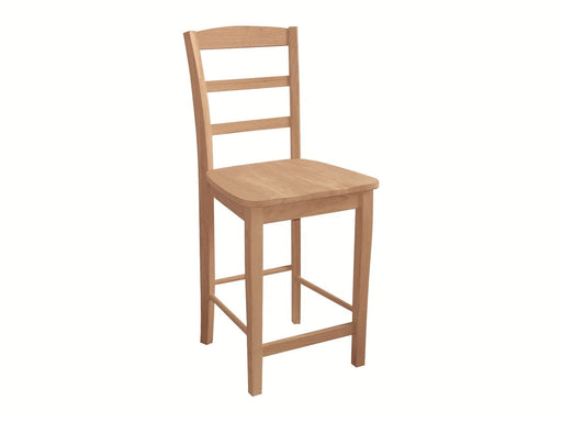 John Thomas Unfinished 24'' Madrid stool image