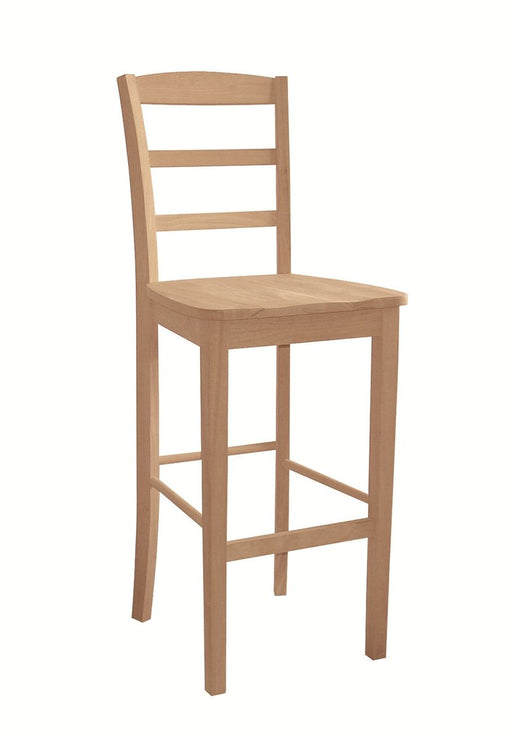John Thomas Unfinished 30'' Madrid Stool (Built) image