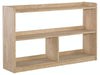 John Thomas Unfinished Abby 48''W Divided Bookcase image