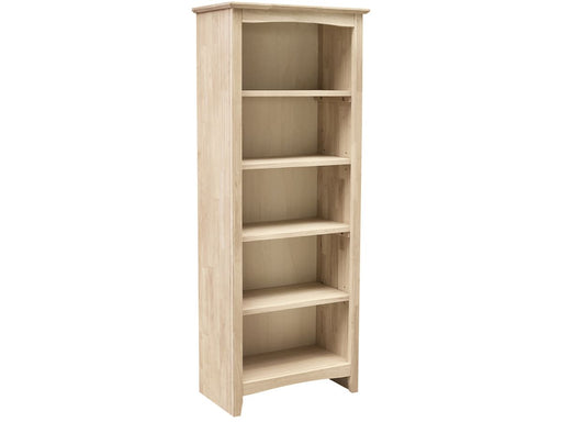 John Thomas Unfinished 24x 12 x 60'' High Book Case image