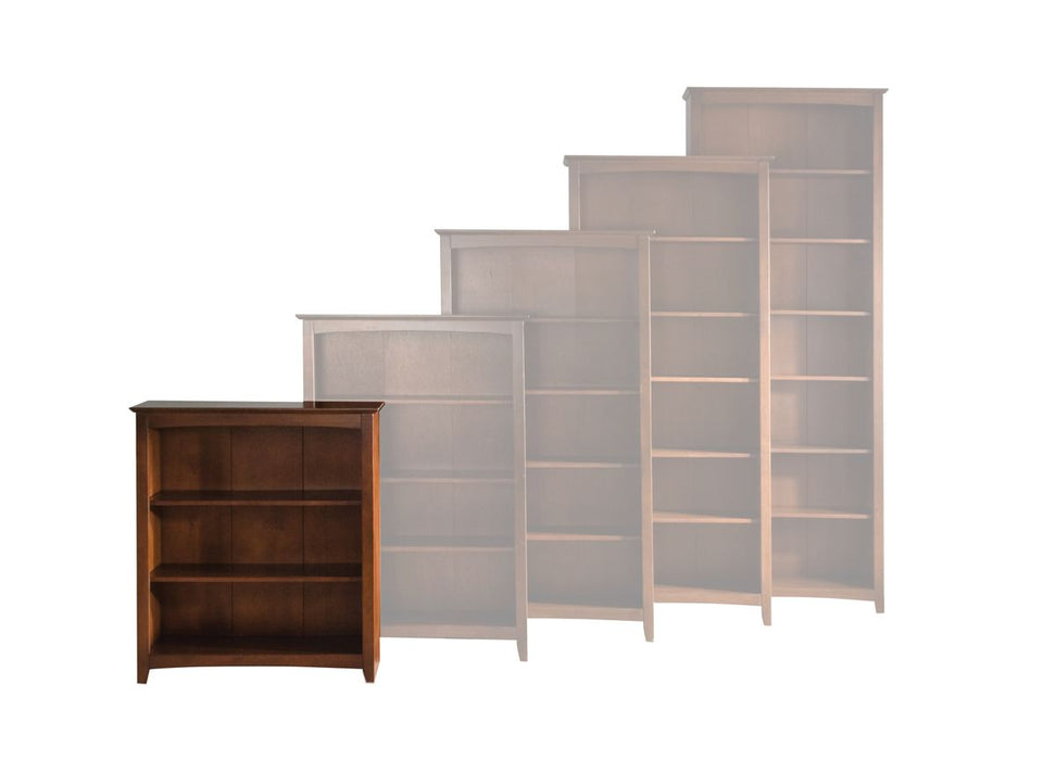 John Thomas Furniture Home Accents Shaker Bookcase in Espresso - Holmwood's Furniture & Design Center (Somersworth, NH)