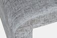 Jofran Sophia Modern Luxury Curved Upholstered Jacquard Petite Ottoman Bench (Set of 2) in Grey - Holmwood's Furniture & Design Center (Somersworth, NH)