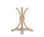 John Thomas Unfinished Flair Pedestal Base for Glass Top. Glass sold separately (48''Diameter = Glass-48B). image