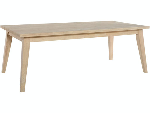 John Thomas Unfinished Mid Century Table w/ Flared legs image