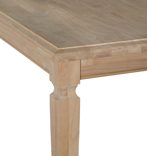 John Thomas Unfinished Vista Extension Dining Table - Holmwood's Furniture & Design Center (Somersworth, NH)