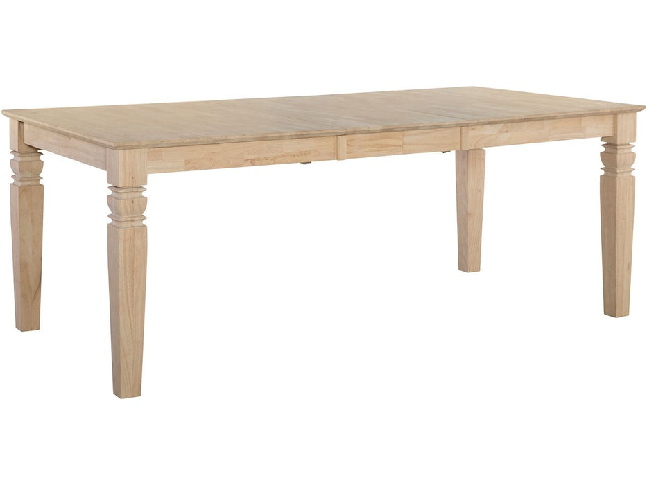 John Thomas Unfinished Java Table (Top only) / Java Legs - Holmwood's Furniture & Design Center (Somersworth, NH)