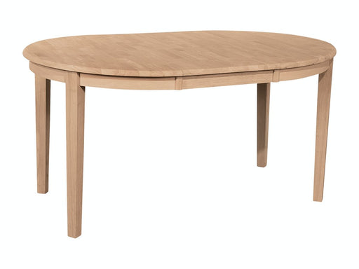 John Thomas Unfinished Contemporary Table - Holmwood's Furniture & Design Center (Somersworth, NH)