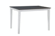 John Thomas Cosmopolitan 54x30'' Extension Table Top and Shaker Legs - Holmwood's Furniture & Design Center (Somersworth, NH)